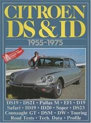 Cover of: Citroen Cars: Citroen DS and ID 1955-75 (Brooklands Road Test Series)