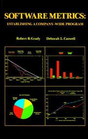 Cover of: Software metrics: establishing a company-wide program