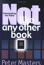 Cover of: Not Like Any Other Book