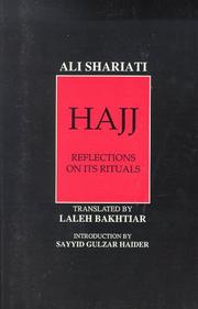 Cover of: Hajj by ʻAlī Sharīʻatī, Ali Shariatia