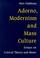Cover of: Adorno, modernism and mass culture