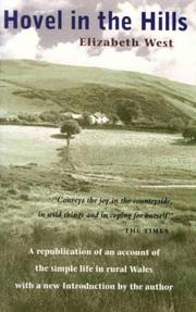 Cover of: Hovel in the Hills: An Account of `the Simple Life