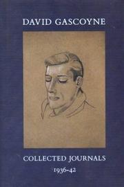 Cover of: David Gascoyne Collected Journals 1936-42