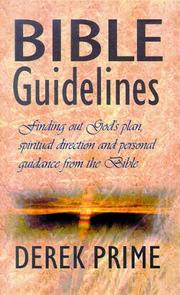 Cover of: Bible Guidelines: