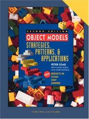 Cover of: Object models: strategies, patterns, and applications
