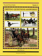 Cover of: Driving Questions Answered (Threshold Picture Guide)