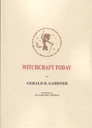 Cover of: Witchcraft Today by Gerald B. Gardner