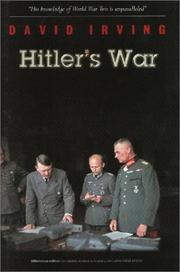 Cover of: Hitler's War and the War Path