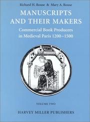 Cover of: Manuscripts and their makers by Richard H. Rouse
