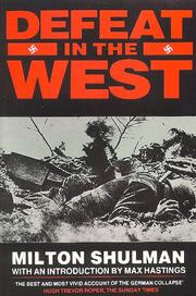 Cover of: Defeat in the West by Milton Shulman