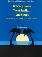 Cover of: Tracing your West Indian ancestors: sources in the Public Record Office