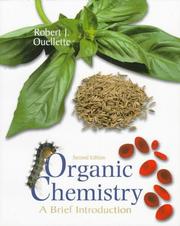 Cover of: Organic chemistry by Ouellette, Robert J.
