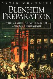 Cover of: Blenheim preparation: the English army on the march to the Danube : collected essays