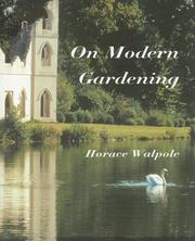 On modern gardening by Horace Walpole