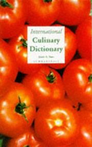 Cover of: International Culinary Dictionary