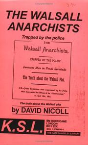 Cover of: The Walsall Anarchists