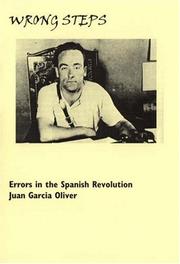 Cover of: Wrong Steps by Juan García Oliver