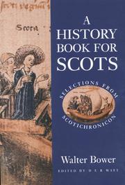 Cover of: A history book for Scots: selections from Scotichronicon