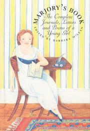 Cover of: Marjory's book: the complete journals, letters, and poems of a young girl