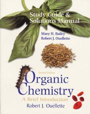 Cover of: Organic Chemistry: A Brief Introduction