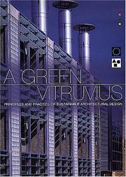 Cover of: A green Vitruvius: principles and practice of sustainable architectural design