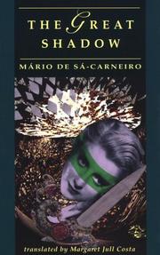 Cover of: The great shadow and other stories by Mário de Sá-Carneiro