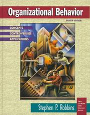 Cover of: Organizational Behavior by Stephen P. Robbins