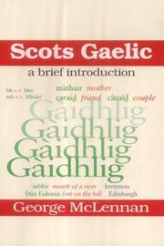 Cover of: Scots Gaelic: A Brief Introduction