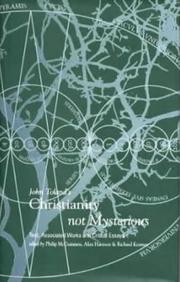 Cover of: John Toland's Christianity not mysterious: text, associated works, and critical essays