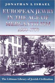 Cover of: European Jewry in the Age of Mercantilism, 1550-1750