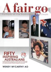 Cover of: A Fair Go : Portraits of the Australian Dream