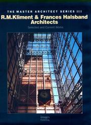 Cover of: R.M. Kliment & Frances Halsband Architects: selected and current works.