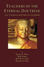 Cover of: Teachers of the Eternal Doctrine Vol. II: Indian and Tibetan Teachers