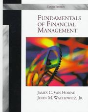 Fundamentals of financial management by James C. Van Horne
