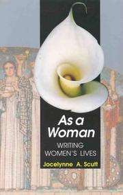 Cover of: As a woman: writing women's lives