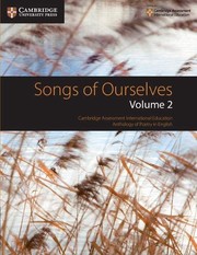 Cover of: Songs of Ourselves : Volume 2: Cambridge Assessment International Education Anthology of Poetry in English