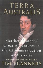 Cover of: Terra Australis: Matthew Flinders' great adventures in the circumnavigation of Australia
