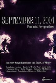 Cover of: September 11, 2001: feminist perspectives