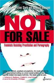 Cover of: Not for sale by edited by Rebecca Whisnant and Christine Stark.