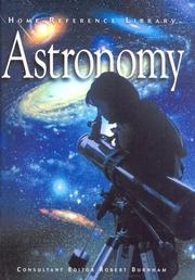 Cover of: Astronomy (Home Reference Library) by 