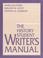 Cover of: The history student writer's manual