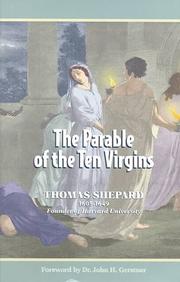 Cover of: The Parable of the 10 Virgins by Thomas Shepard