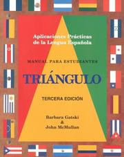 Cover of: Manual Para Estudiantes Triangulo (Tercera Edicion) Aplicaciones Practicas De La Lengua Espanola