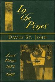 Cover of: In the Pines | David St. John