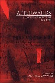 Cover of: AFTERWARDS: Slovenian Writing 1945-1995