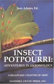 Cover of: Insect potpourri by edited by Jean Adams for the Chesapeake Chapter of ARPE.