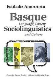 Cover of: Basque Sociolinguistics