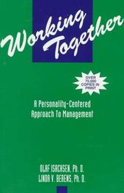 Cover of: Working Together: A Personality-Centered Approach to Management, Third Edition