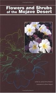 Cover of: Flowers and shrubs of the Mojave Desert