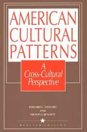 American cultural patterns by Edward C. Stewart